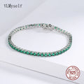 Icon Green Tennis Bracelet
