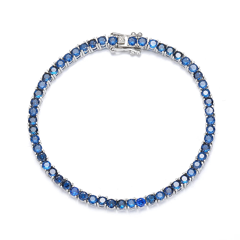 Éternel Blue Tennis Bracelet