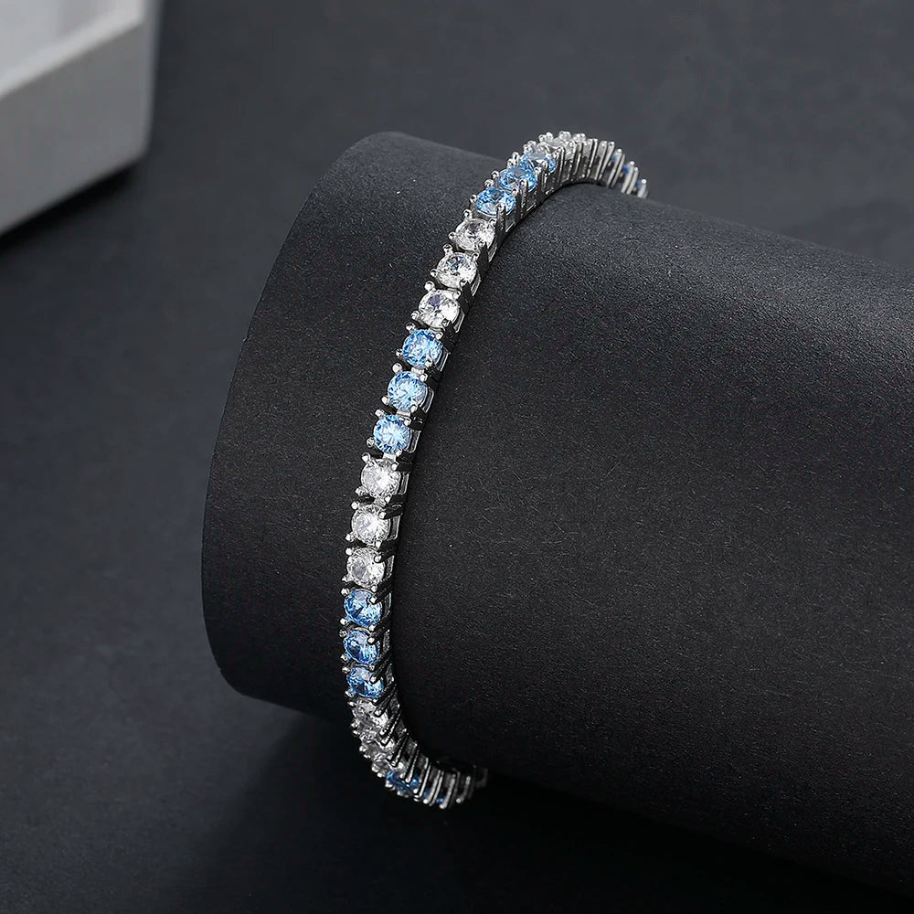 Élan Blue Tennis Bracelet