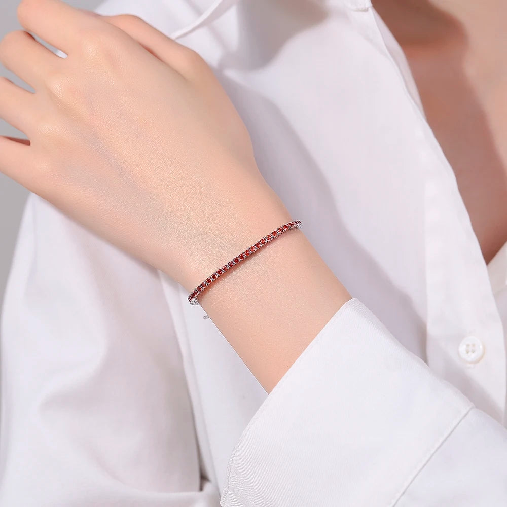 Vittoria Ruby Tennis Bracelet