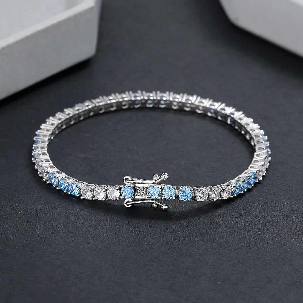 Élan Blue Tennis Bracelet