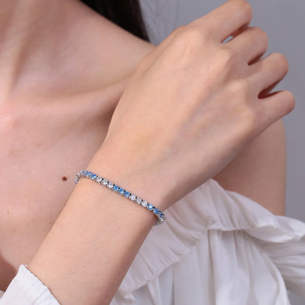 Élan Blue Tennis Bracelet